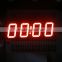 Red/ white/ blue/ green 4 digit 7-segment numeric display smd for clock