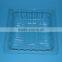 clear PET plastic disposable blister food tray,PET food grade clear fruit tray /pallet,Clear plastic tray