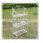 3 tier book garden flower shelf ,metal display book rack Flower Pot Rack