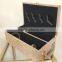 Premium quality custom wine wooden box with eco feature