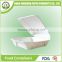 Disposable bio-degradable sugarcane 1000ML Food packaging box