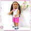 factory oem plastic pvc soft vinyl doll 18 inch with top high quality