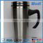 screw lid travel mug with handle ,double wall stainless steel CM217                        
                                                Quality Choice
