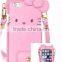 Lovely Kitty Pattern PU Leather Case For Iphone 6/6s