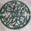 round shape doormat cast iron