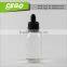 50ml childproof screw cap glass dropper bottle with packing tube