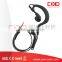 China wholesale G-shaped listen only air tube headset receive kit earphone for Military
