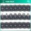 Width 2.1 Centimeter Black Stretch Tape Trim Spandex Jacquard Elastic Lace