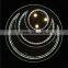 CE&RoHs Approved Round Modern Ceiling Lamp 220V K9 Crystal Chandelier