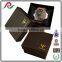 Brown Cardboard gift box with gold logo foil for watch packing