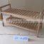High quality handmade FSC wooden shoe rack wholesale