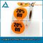 customized Assorted Primary Color-Coding Sticker Dots Self Adhesive label