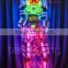 Wireless DMX512 Stilt Walker LED Tron Dance Robot Costume