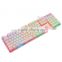 Waterproof RGB gaming keyboard,Double Injection keycap wired keyboard