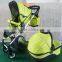 2015 aluminum prams 3 in1,with 5 point safety belt 3 position seat with two safety lock pass en1888 cert