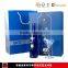 waterproof high quality wine box for vodka with ribbon inside