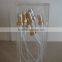 Different size gold aluminium perfume crimp pump for perfume bottle