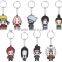 custom soft PVC metal keychain
