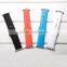 oem welcome colorful silicone rubber sport strap for apple watch band