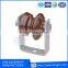 D-bracket shackle insulator/BSstandard glazed ceramic shackle insulator/ China manufacturer