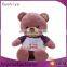 China design oem multifunctional beautiful purple color plush teddy bear toy