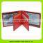 Woven patter Leather driveing licence wallet driver licence holder wallet 15051