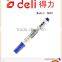 Deli Whiteboard Marker Whiteboard Marker pen dry erasable 6807 blue