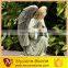 Western style praying Girls stone statuesm praying girl sculpture price
