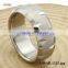 High Polished Fashion Titanium Ring Jewelry Roman Numberal Bands