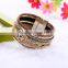 Fashion Multilayer Leather Rhinestone Crystal Tree Life Magnetic Bracelet