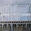 A metal garden shed made steel warehouse