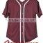 Red plain baseball jersey