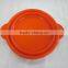 FDA&LFGB standard 100%food grade silicone foldable pet bowl