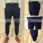 Stylish navy blue fashion chino cotton custom men jogger pants