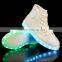 2016 Battery Operated LED Shoes Light Men LED Light Up Canvas Shoe