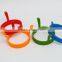 Round shape red resistant silicone egg ring