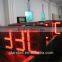 time temp display 6 inch, time temp display for outside use with red color