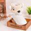 Lovely custom animals shape plush indoor slippers women slipper