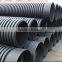 DN500 SN8 PVC white black corrugated pipe
