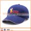 Unisex new design customized black baseball cap factory