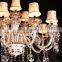 glass crystal candelabra lights for wedding decorations