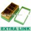 Wholesale customized empty chocolate box with paper divider