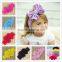 Cotton Baby Head Wrap Bow Top Knot Big Bow Headwrap Baby Headband Floppy Bow Headband Big Bow Headband Top Knot Headwear