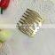 Silver ,gold ,black Metal Hair Combs with Teeth for hair accessories 4 Size