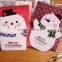 2015 new design hot sell customized cute stanta greeting card & christmas card