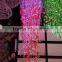 various color changing fiber optic and feather led chandelier