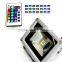 IP65 remote control 10w rgb led flood light/ LED Flood light RGB for Garden