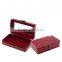 Chinese Factories Wholesale Custom High-grade Leather Jewelry Box, Red Beautiful Gift Box