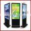 46 inch rolling caption full hd digital totem advertising display stand kiosk