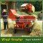 High efficiency portable wheat thresher
